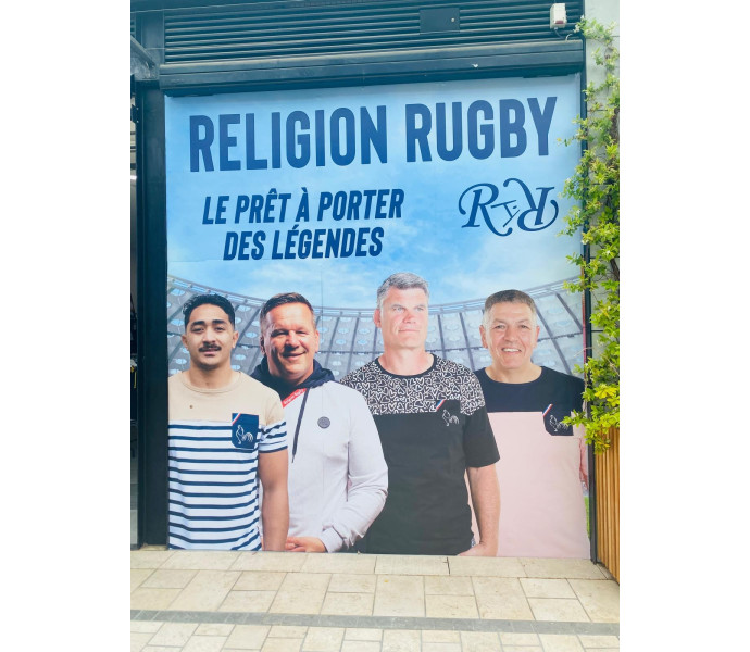 Religion Rugby ouvre un Pop-Up store au polygone Béziers : Une révolution mode pour les amateurs de rugby